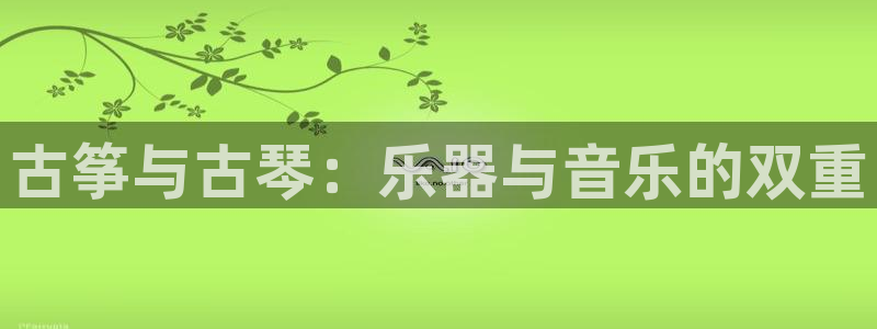 凯发k8国际真人娱乐手机app:古筝与古琴:乐器与音乐的双重
